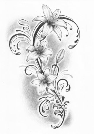 Лилии дотворк