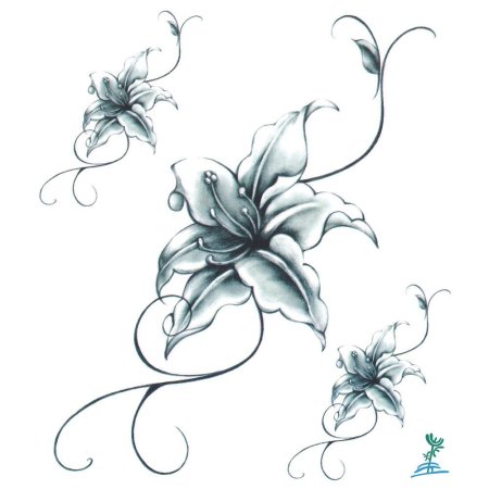 Цветок узор эскиз