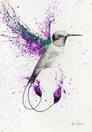 Акварельные тату Колибри