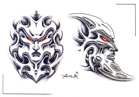 Эксклюзивные эскизы татуировок