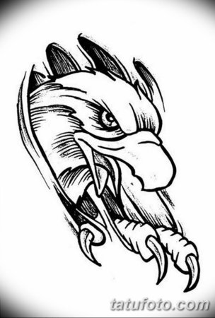 Тату эскизы черно белые