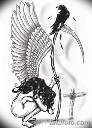 Смерть тату эскизы