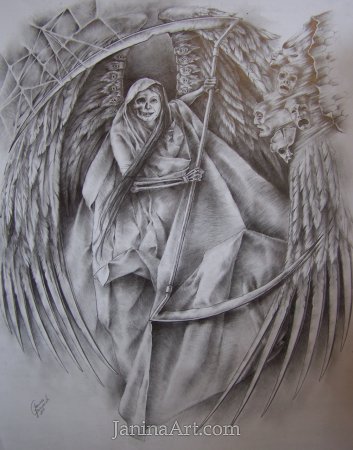 Архангел Азраил эскиз
