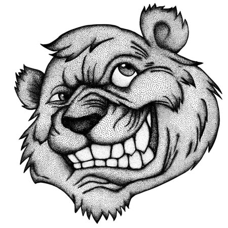 Медведь тату эскиз