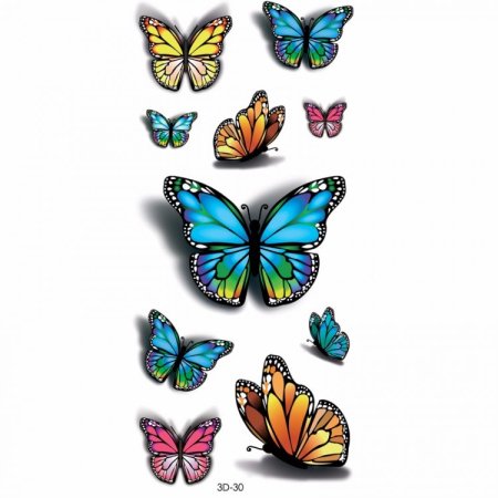 Тату бабочка