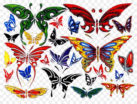 Бабочка эскиз