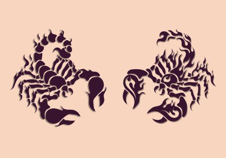 Татуировка Скорпион эскизы