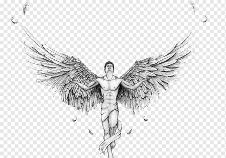 Эскизы тату Падший ангел Люцифер