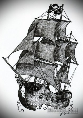 Эскизы морская тематика