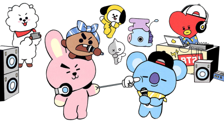 Тата Чимми и куки bt21