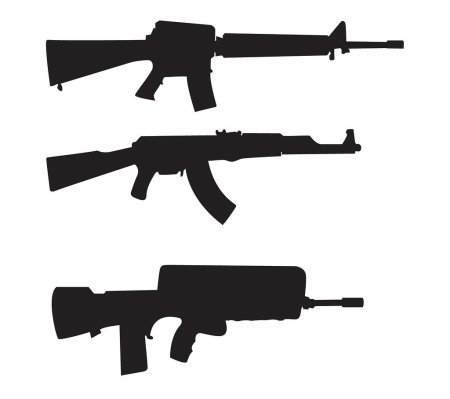 Автомат трафарет