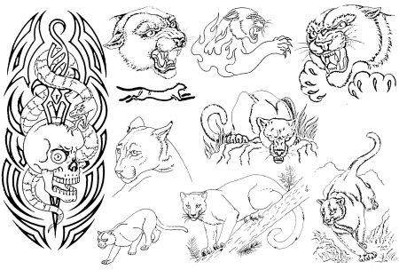 Контурные Татуировки