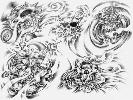 Тату эскизы на бумаге мужские