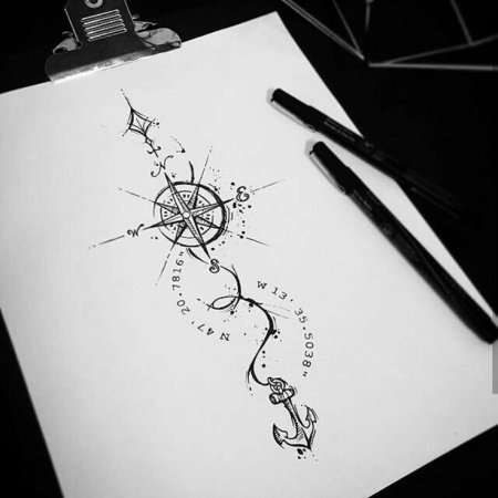 Геометрический Орел эскиз