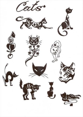 Кот орнамент