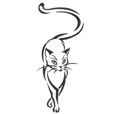 Тату кошка