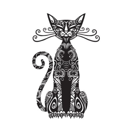 Детские тату кошки