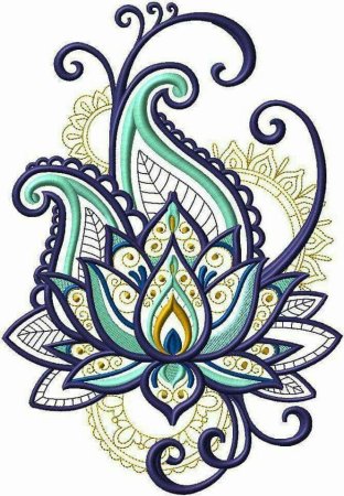 Татарский орнамент Лотос