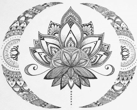 Мандала Индия Лотос