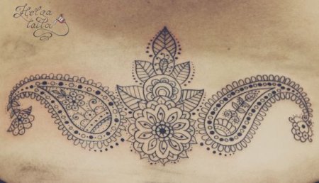 Индийские узоры и орнаменты тату