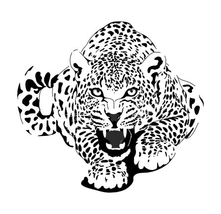 Трафарет Ягуар