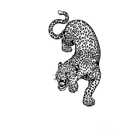 Леопардовые узоры эскиз