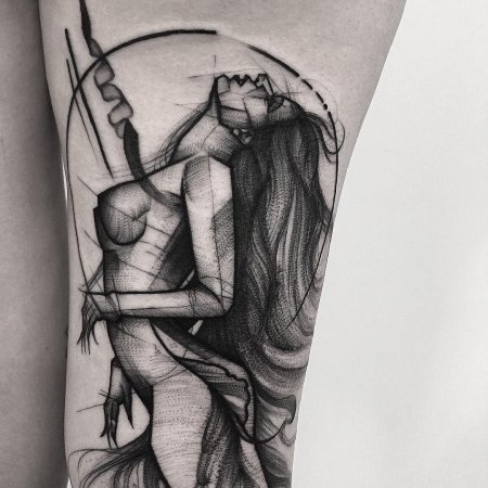 Тату о неразделенной любви