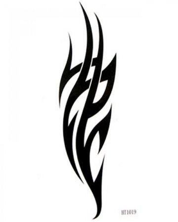 Тату эскизы трайбл пламя