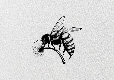 Пчела для выжигания