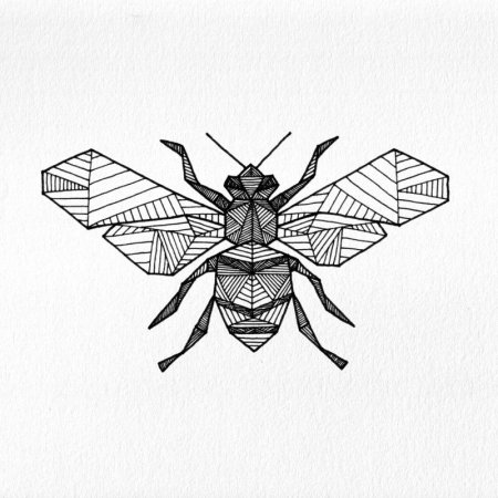 Шершень тату эскиз