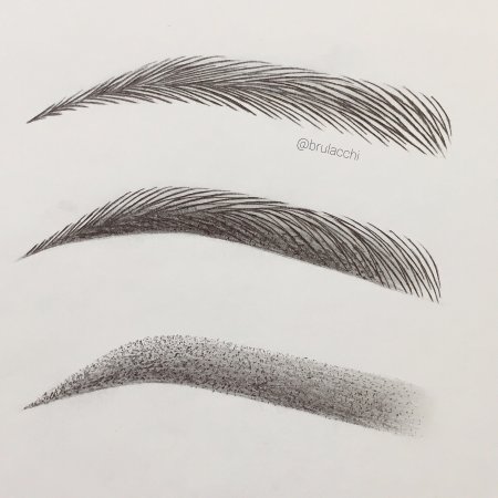 Макияж бровей волосковая техника карандашом