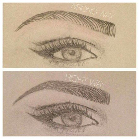 Эскизы бровей для татуажа