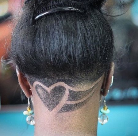 Узоры на затылке