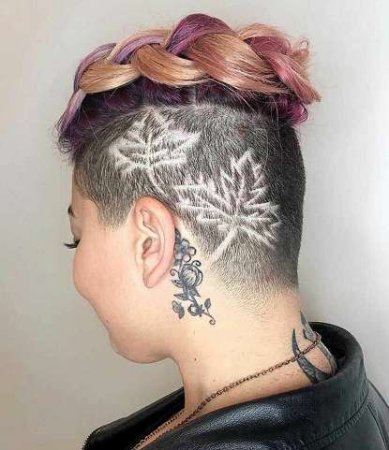 Креативные узоры на стрижках