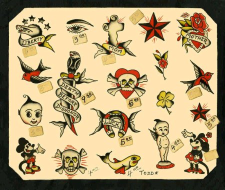 Sailor Jerry эскизы