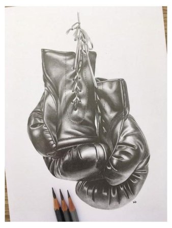 Эскиз боксерских перчаток