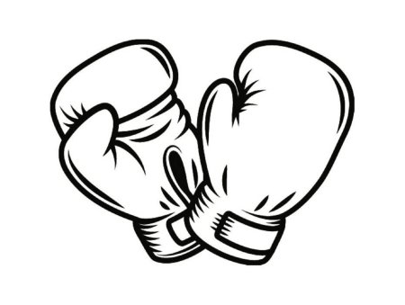Перчатки бокс вектор