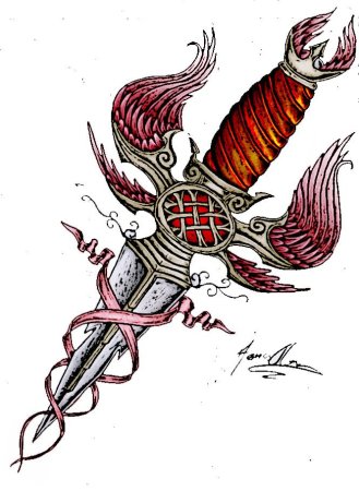 Тату клинок