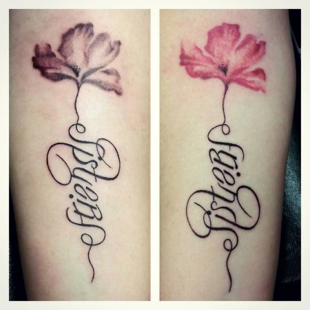 Тату Family цветок