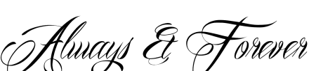 Красивая надпись Forever