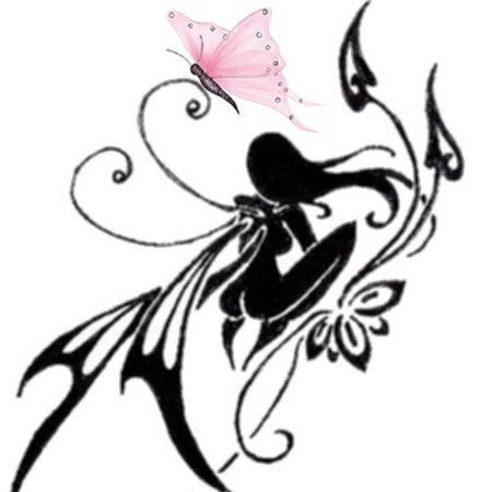 Эльф тату эскиз