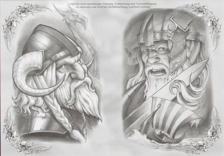 Богатырь тату эскизы