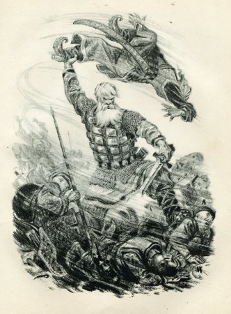 Эскиз тату Евпатий Коловрат