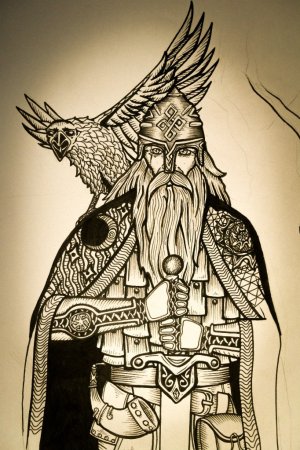 Стилизованный богатырь