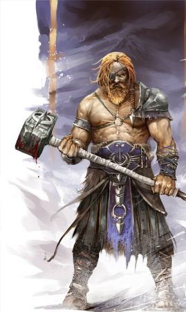 Славянский воин эскиз