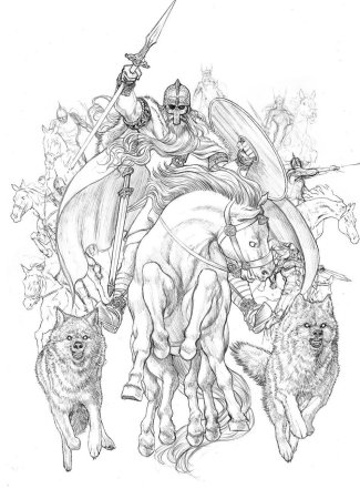 Богатырь тату эскизы