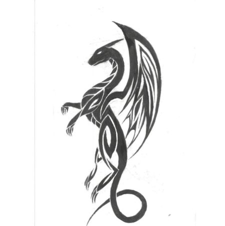 Тату дракон эскизы для девушек