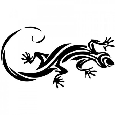 Тату саламандра трайбл