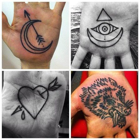 Простые Татуировки на руку