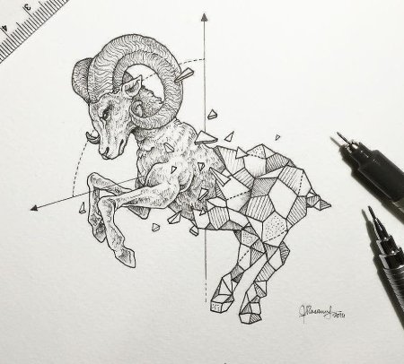 Геометрические животные Керби Розанес